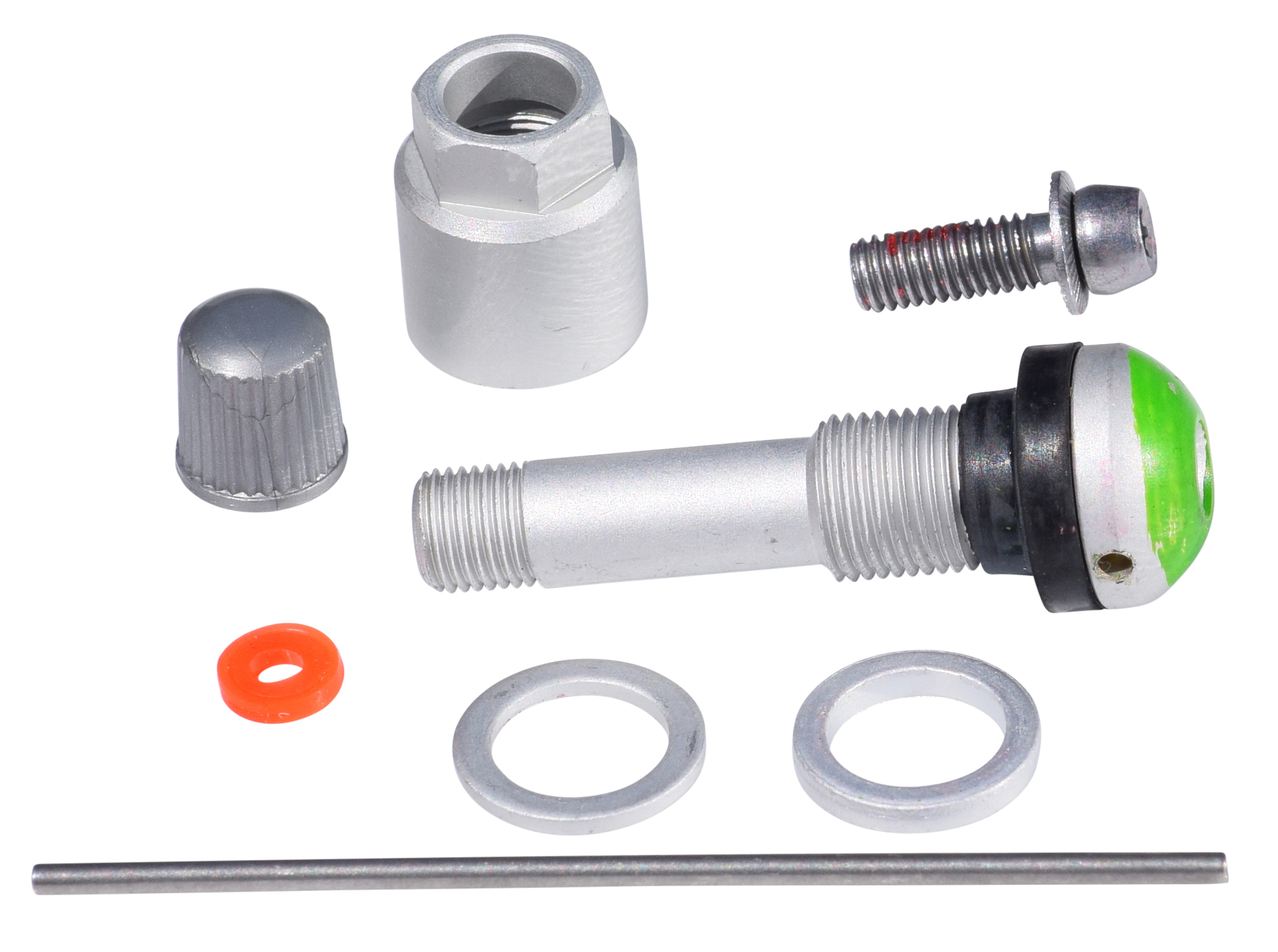 Box of 10, TPMS Service Kit - Huf (Beru) Gen I, 48 mm Green Box of 10, TPMS Service Kit - Huf (Beru) Gen I, 48 mm Green