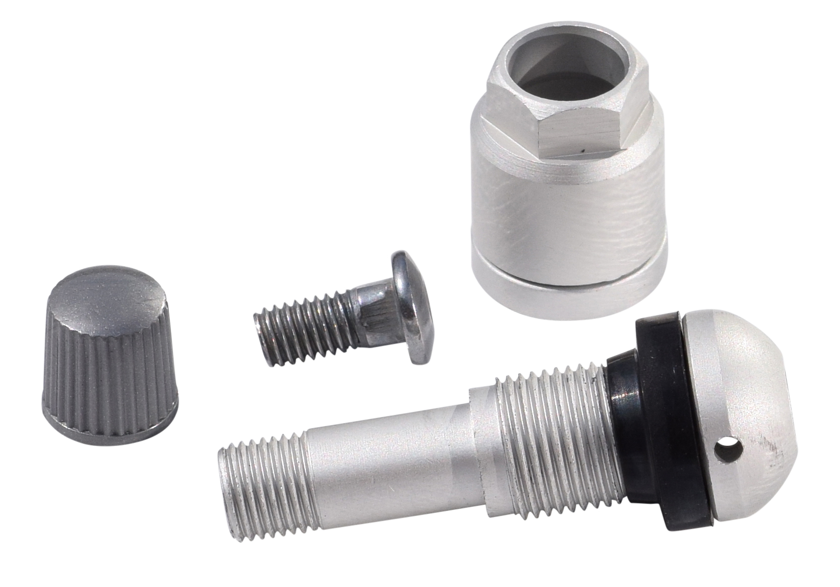 Box of 10, TPMS Service Kit - Huf (Beru) Gen II, 43 mm Silver Box of 10, TPMS Service Kit - Huf (Beru) Gen II, 43 mm Silver
