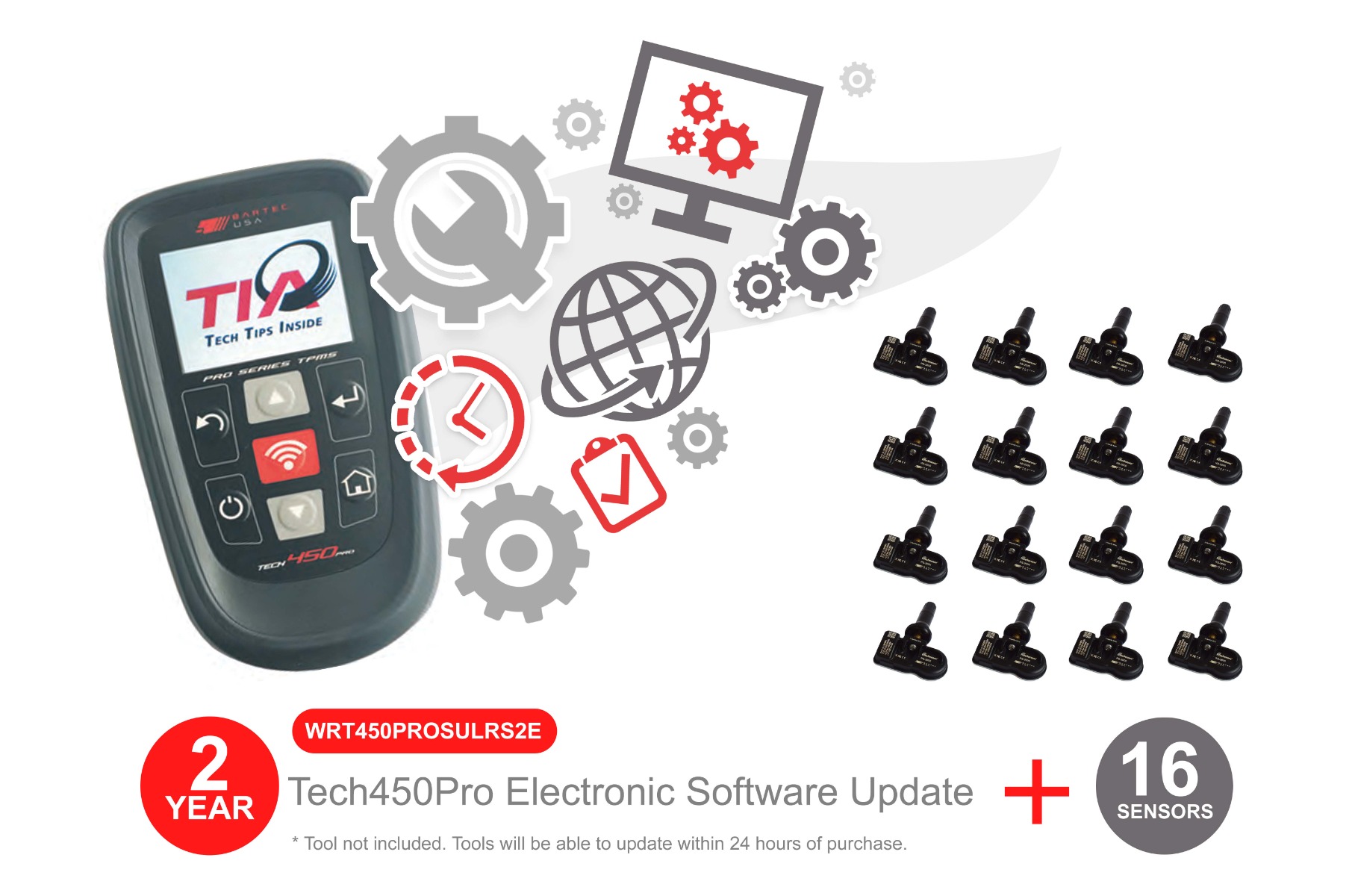 Electronic - 2 Year Software License for the Tech450PRO w/16 RITE-SENSORS Electronic - 2 Year Software License for the Tech450PRO w/16 RITE-SENSORS